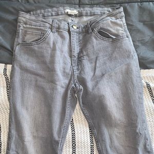 Women H&M grey skinny jeans